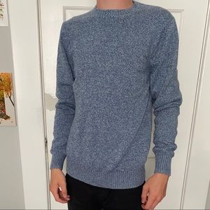 Medium St John’s Bay sweater, blue and white